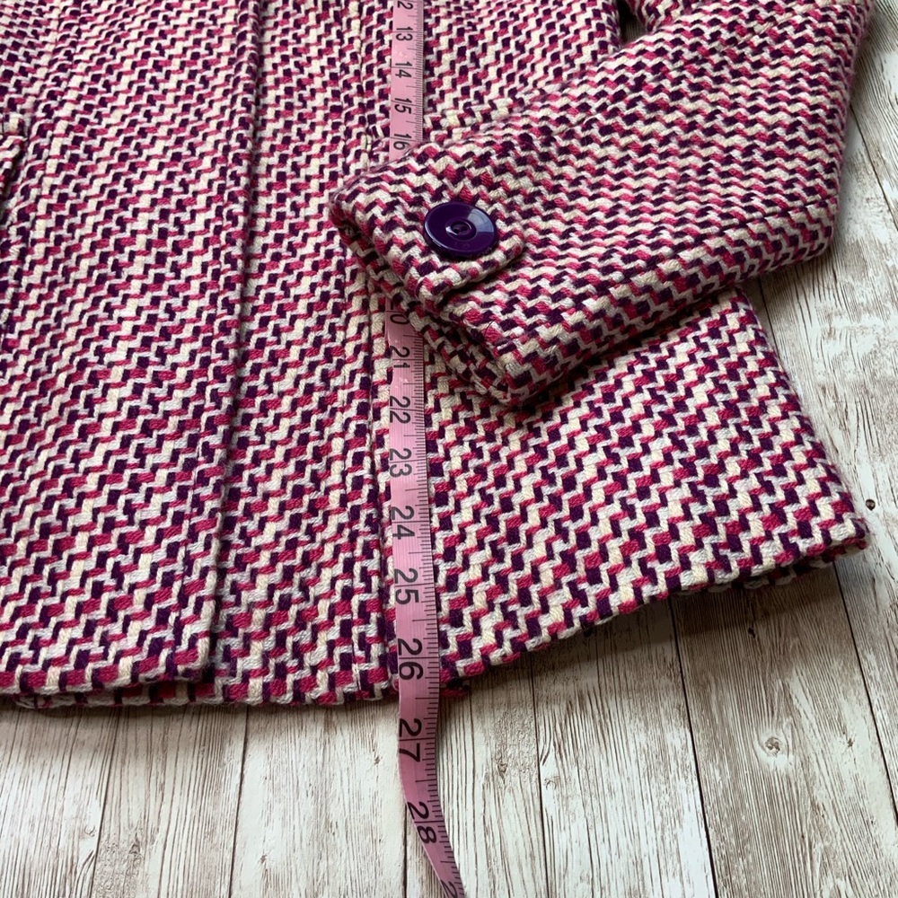 ANTHROPOLOGIE TULLE Pink Tweed Jacket - Picture 3 of 8